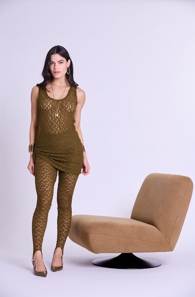 Foto Legging Renda Com Pezinho Botik