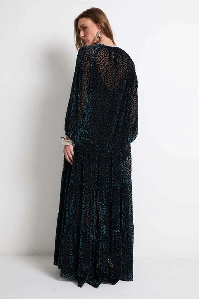 FotoVestido Longo Devorê Importado