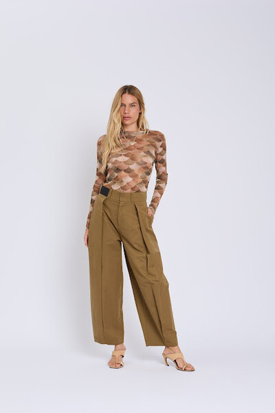 Foto Blusa segunda pele tule estampado