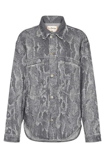 FotoCamisa Jaqueta Snake Denim