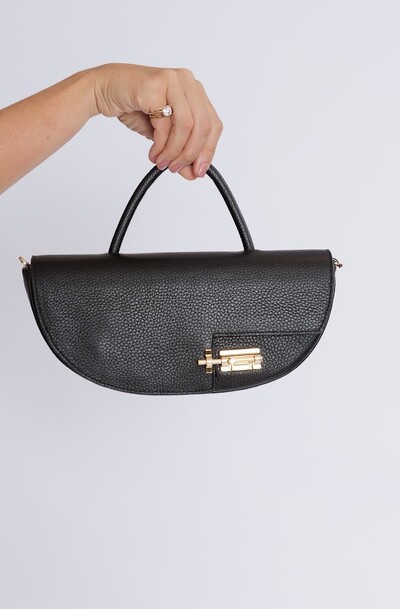 FotoBolsa Serena Em Couro LegÍtimo Preto Uni