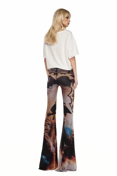 Foto Calça Flare Tule Wild West