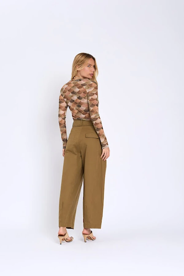 Blusa segunda pele tule estampado