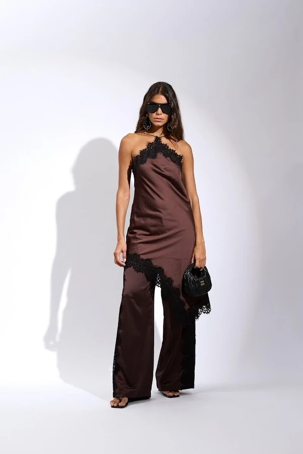 Set Pantalona Renda Satin