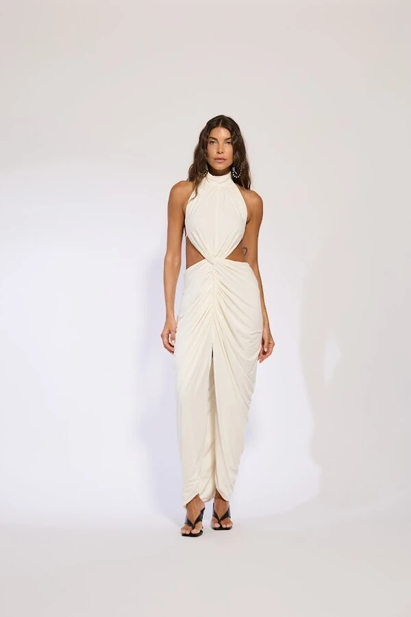 Vestido jersey aline