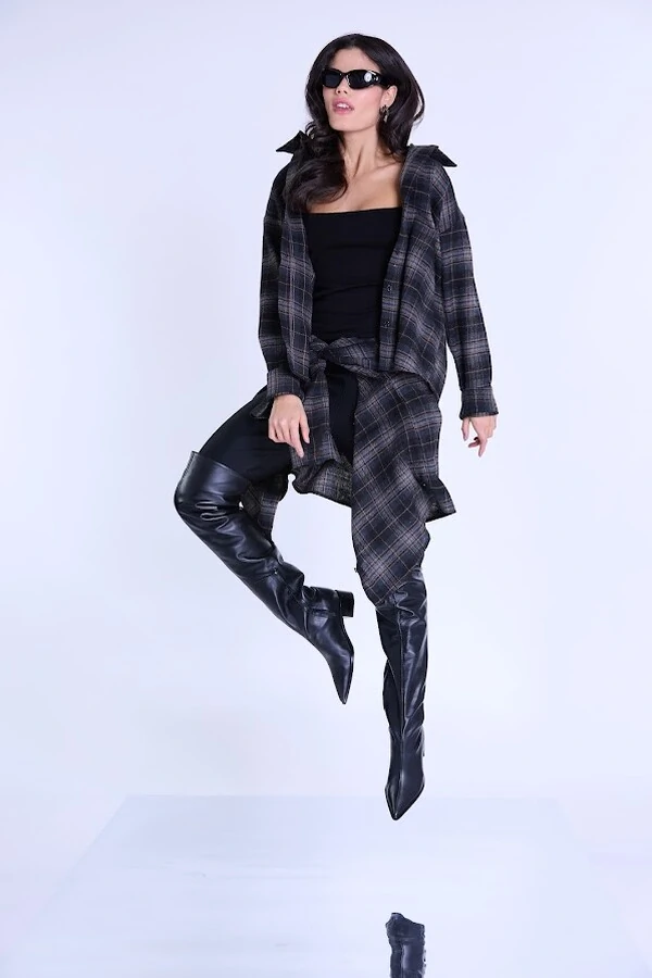 Camisa Flanelada Botik Xadrez