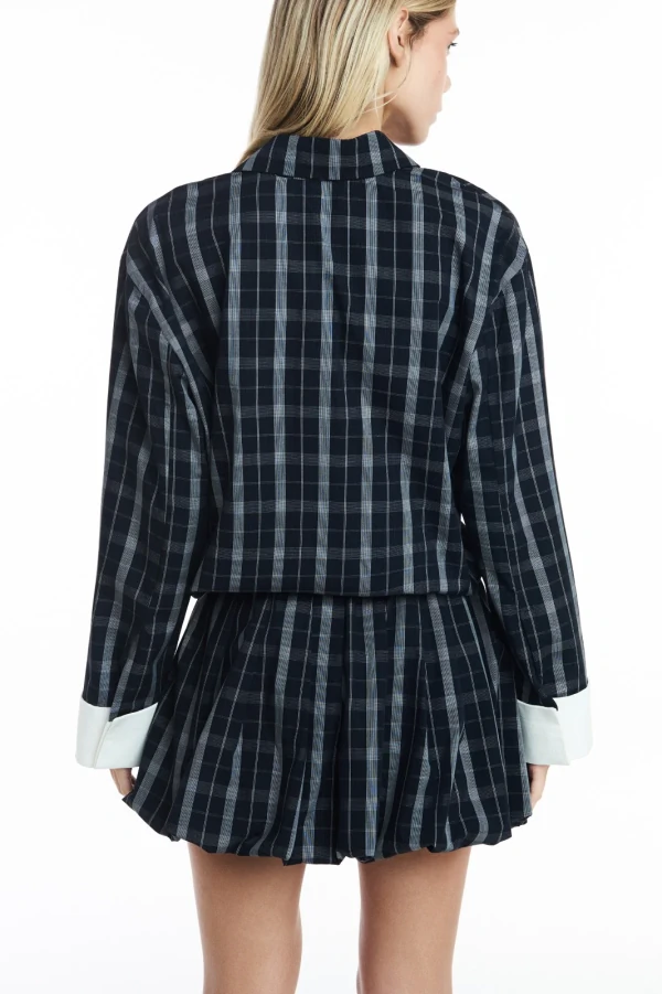 Camisa Tricoline Xadrez