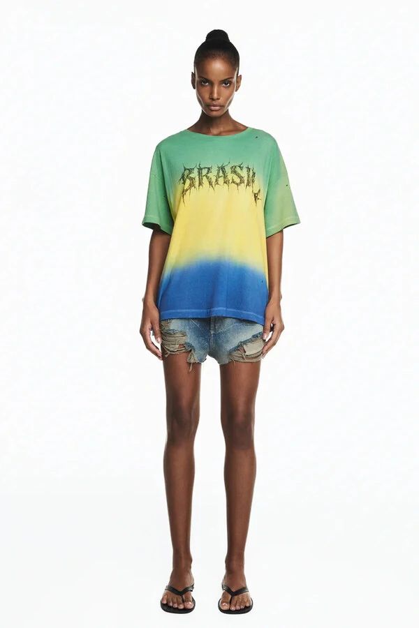 Camiseta Brasil Degradê