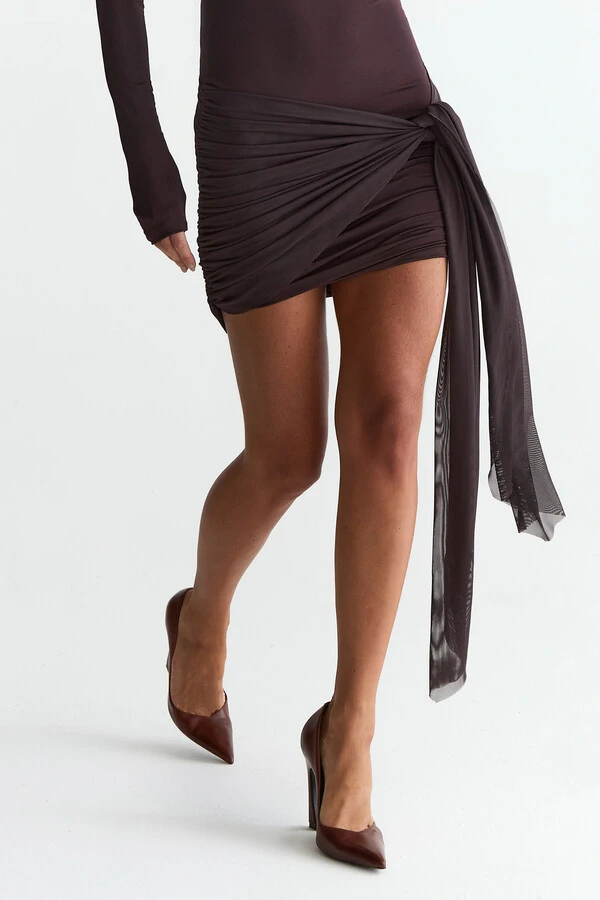 Vestido Betina Tule Detalhe