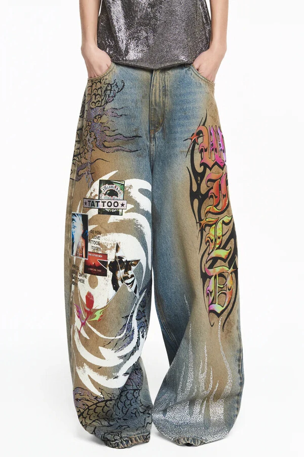 Calça Jeans Euphoria Estampado