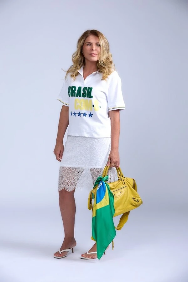 Lenço Bandeira Brasil Botik Verde