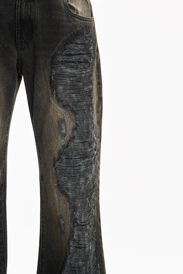 Calça Jeans Flare Black Rasgos