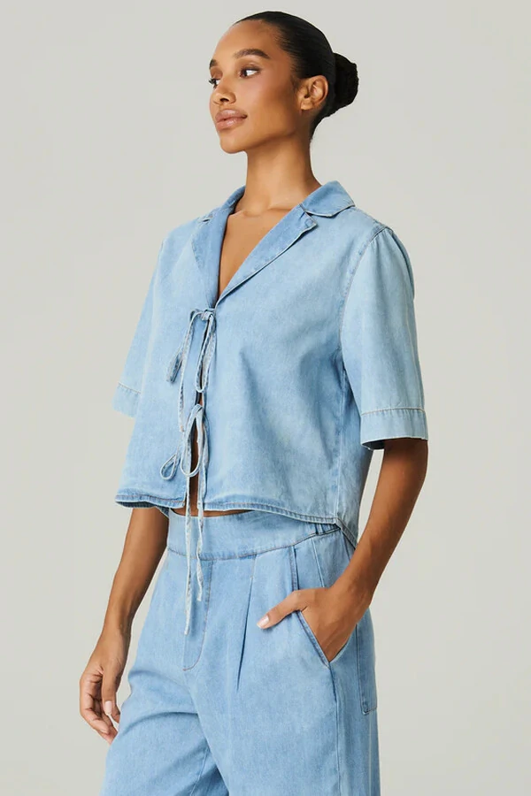 Camisa Jeans m/c Jeans