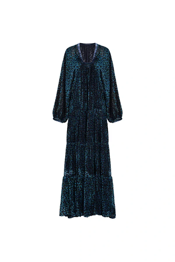 Vestido Longo Devorê Importado