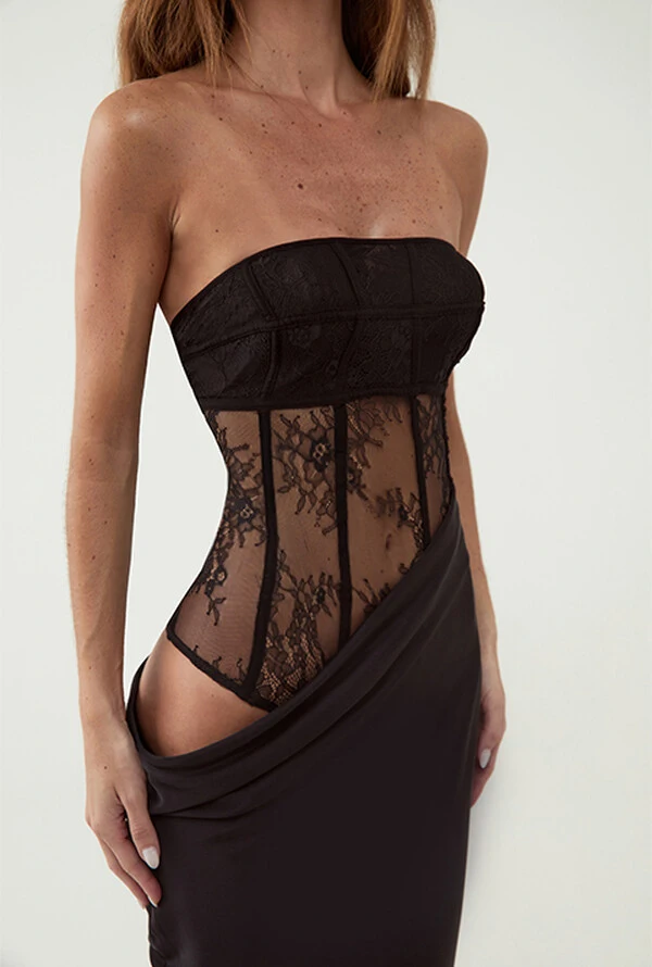 Vestido Detalhe Renda Ully