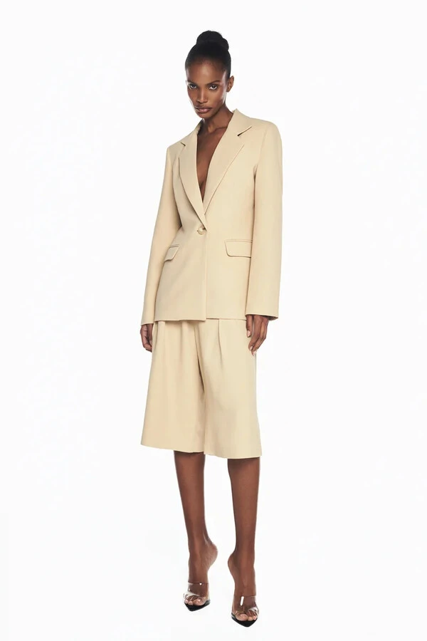 Bermuda Alfaiataria Crepe Heavy Patou