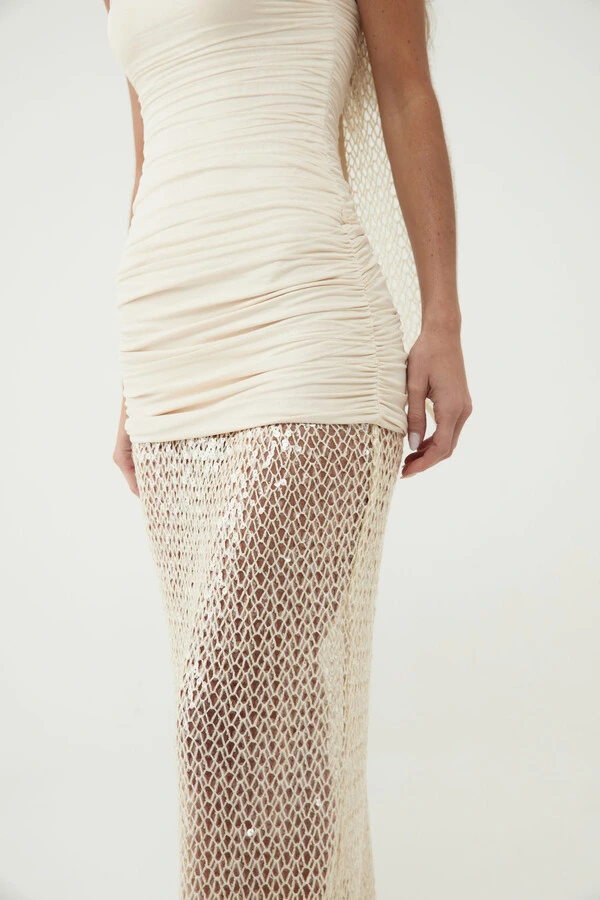 Conjunto Isalde Body E Saia Det. Paetê