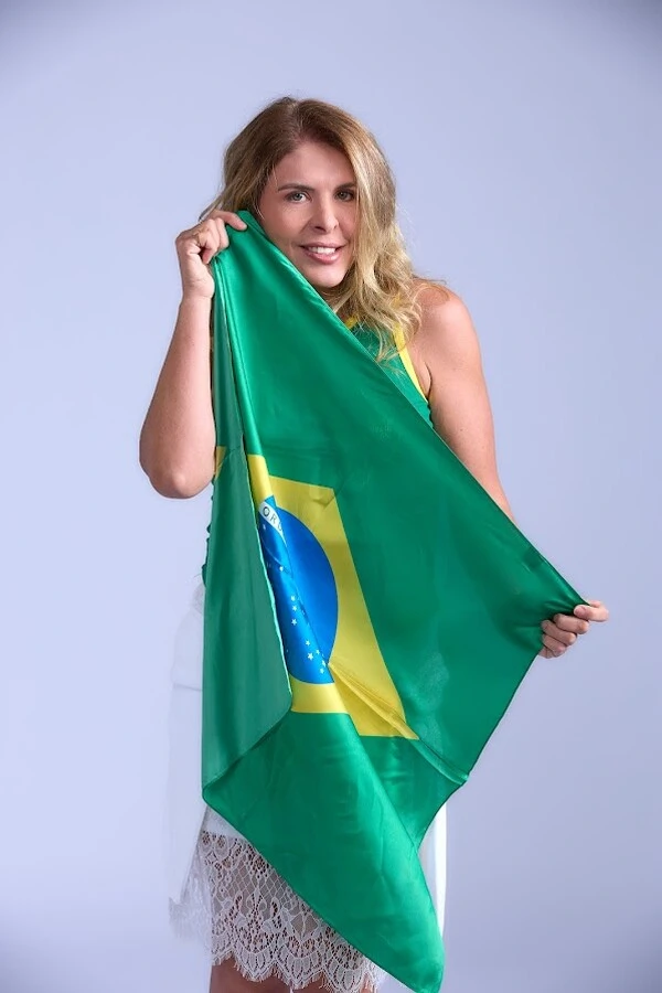 Lenço Bandeira Brasil Botik Verde