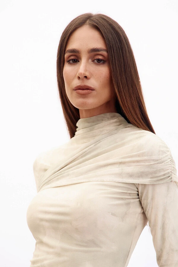 Vestido Tule Bette Esmeralda