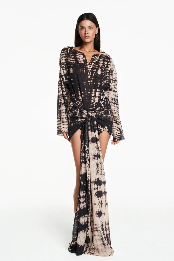 Bata algodão tie dye