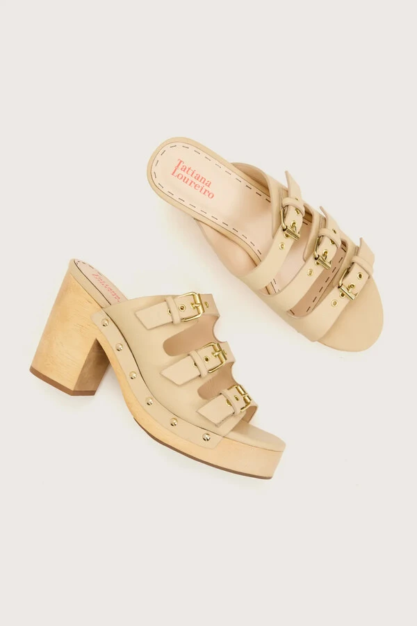 Tamanco Meia Pata Clog Trio