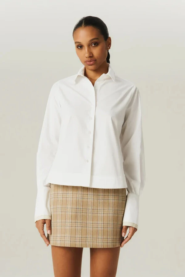 Camisa Tricoline Barra