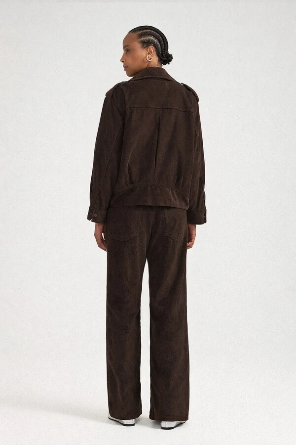 Jaqueta Button Corduroy