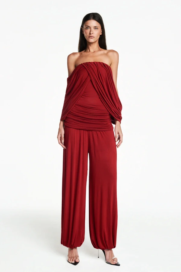 Blusa tomara que caia faixas