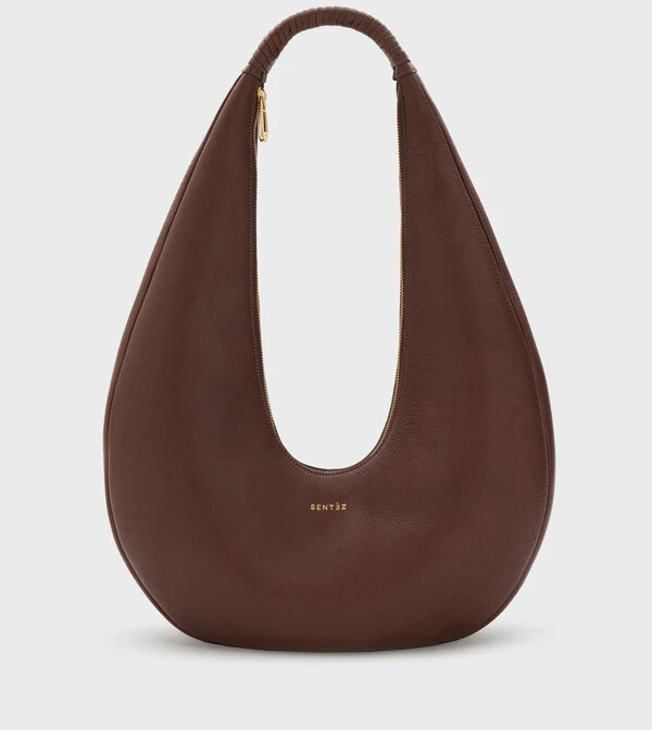 Bolsa Mali Em Couro LegÍtimo Chocolate Uni