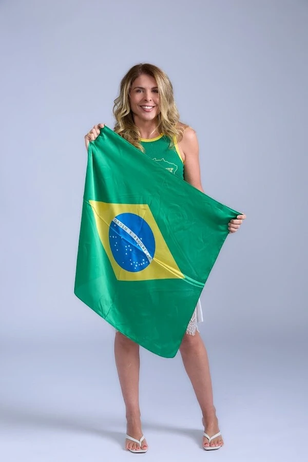 Lenço Bandeira Brasil Botik Verde