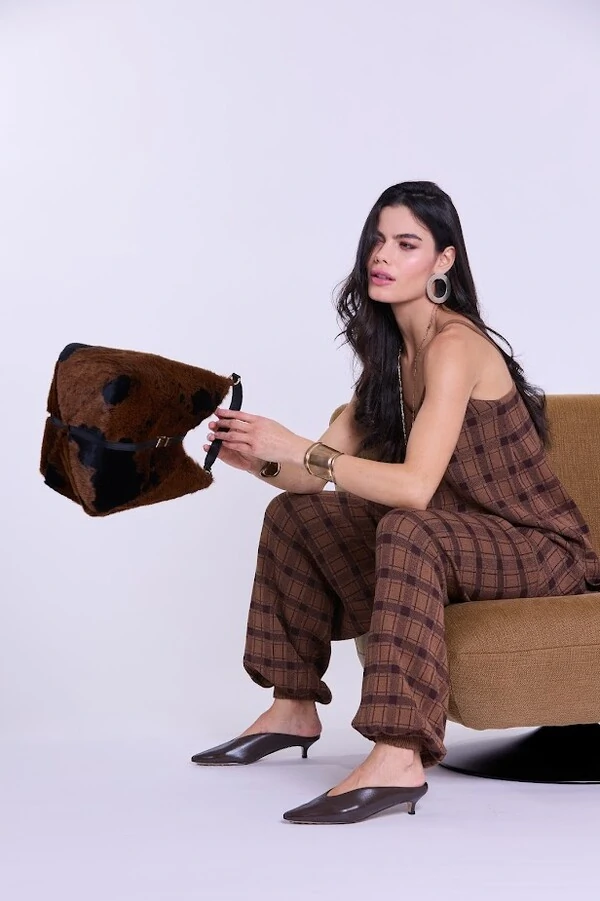 Bolsa Luiza Em Piel SintÉtica Bicolor Uni