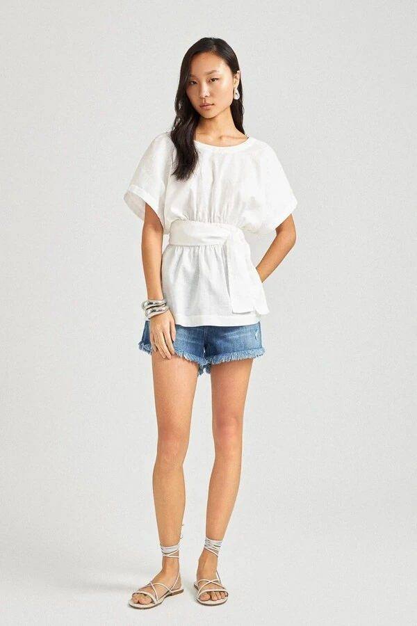 Blusa Venus Cambraia linho