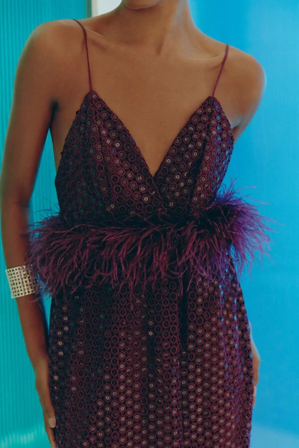 Vestido Flora Violeta