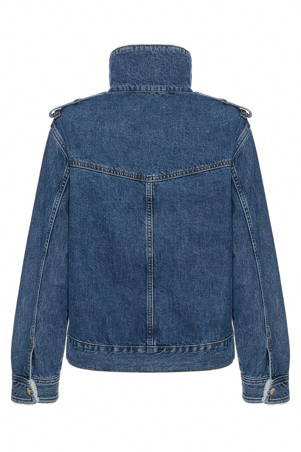 Jaqueta Aviator Sherpa Jeans