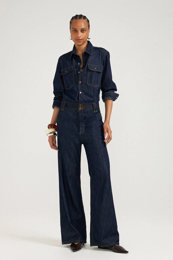 MacacÃo Marine Raw Denim