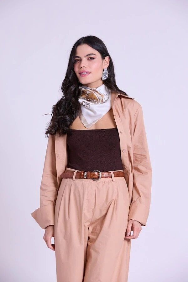 Cinto Celine Fino Couro Botik