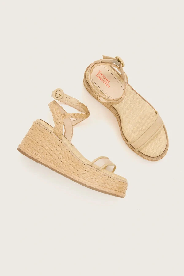 Sandália Flatform Tule