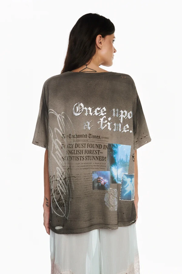 Camiseta Til The End Cinza