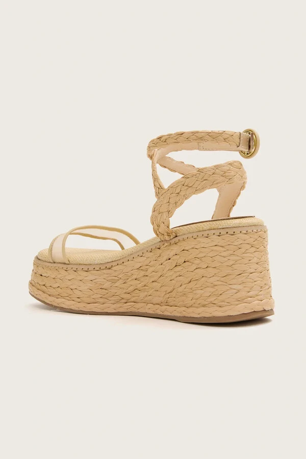 Sandália Flatform Tule