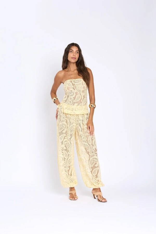 Calça aladim renda Botik