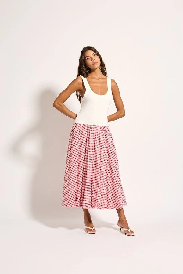 Vestido Regata Vichy Botik