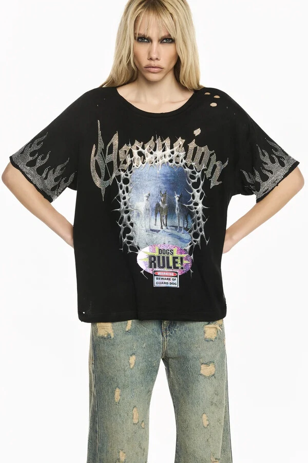 Camiseta Ascension Washed Black