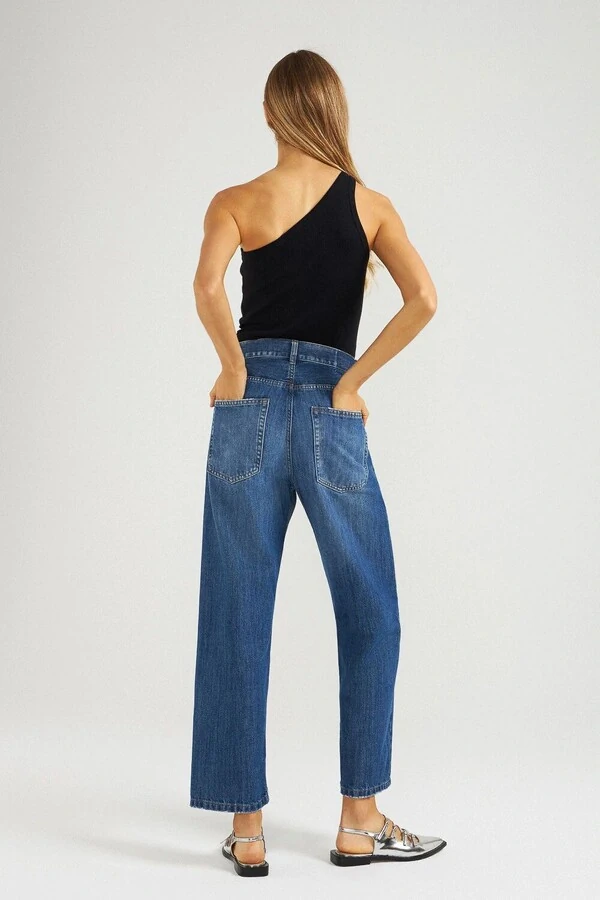 Calça Wide Leg Cropped