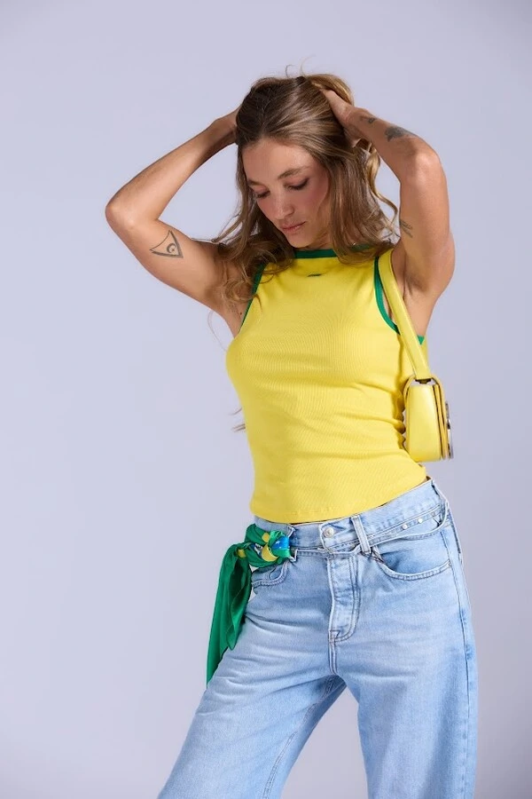 Regata Ribana Brasil Amarela Botik
