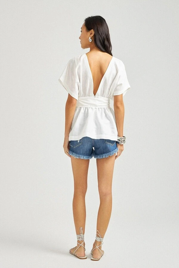 Blusa Venus Cambraia linho