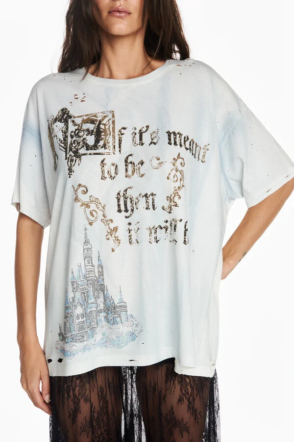 Camiseta Meant To Be Manchada