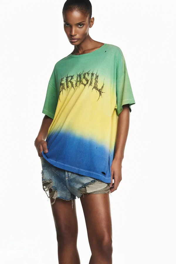 Camiseta Brasil Degradê