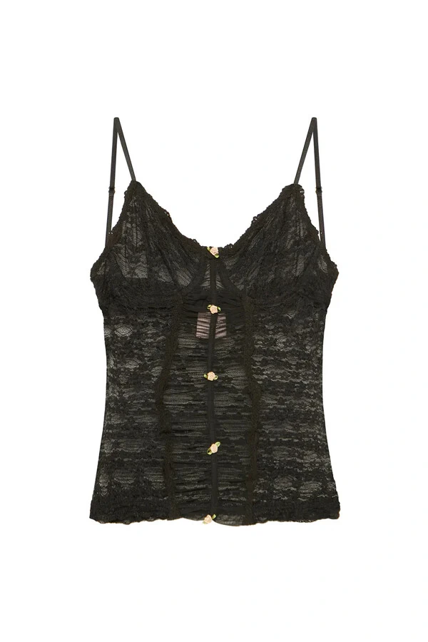 Regata Renda Florzinha E Tule