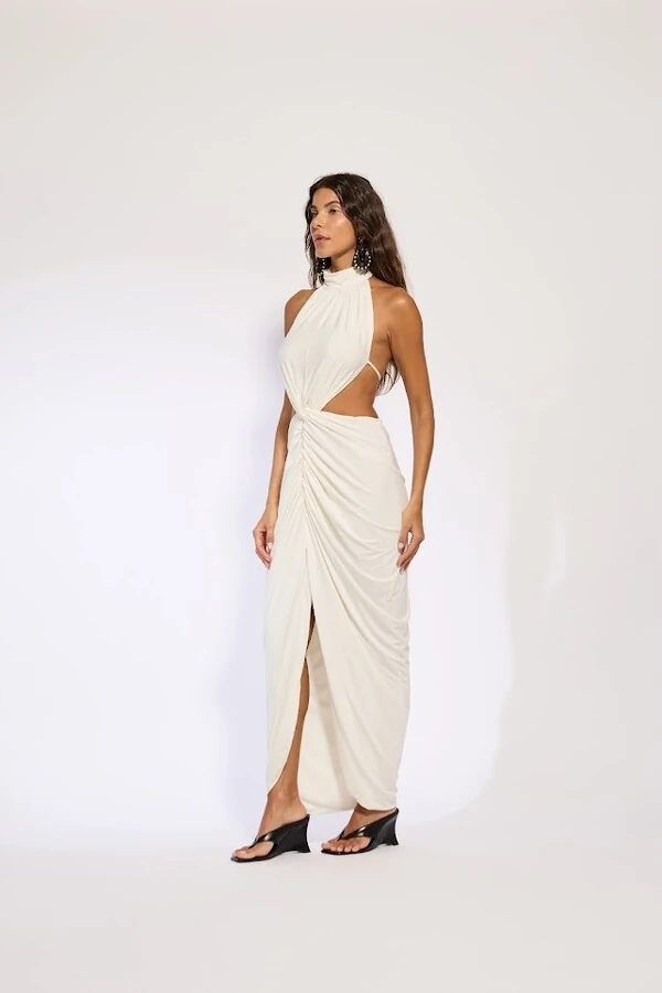 Vestido jersey aline