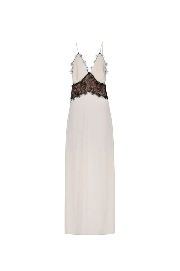 Vestido amina champagne